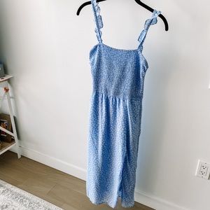 Smocked Midi Dress